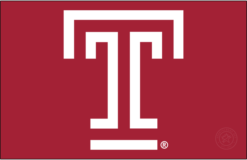 Temple Owls 2020-Pres Primary Dark Logo v2 t shirts iron on transfers
